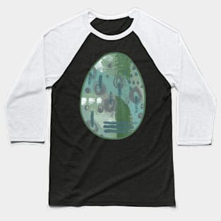 Art Acrylic artwork abstract Easter Egg Baseball T-Shirt